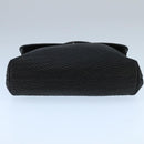 BALLY Hand Bag Leather Black Gold Auth bs19473-5