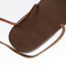 GUCCI Sandals Wood Metal 6 1/2 Brown Gold Silver 563515 Auth bs19479V-9