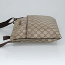 GUCCI GG Supreme Shoulder Bag PVC Beige 141626 Auth bs19483-4
