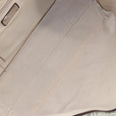 Salvatore Ferragamo Gancini Tote Bag Canvas Green Brown Silver Auth bs19496-10