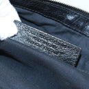 BALENCIAGA Clutch Bag Leather Black Silver 273023 Auth bs19499-12