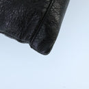 BALENCIAGA Clutch Bag Leather Black Silver 273023 Auth bs19499-14