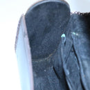 BALLY Hand Bag Leather Gray Auth bs19504-19