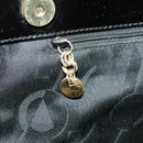 Salvatore Ferragamo Tote Bag Canvas Black Gold Auth bs19507-20