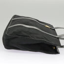 Salvatore Ferragamo Tote Bag Canvas Black Gold Auth bs19507-4