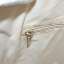 Salvatore Ferragamo Gancini Tote Bag PVCCanvas Brown Gold Auth bs19508-19