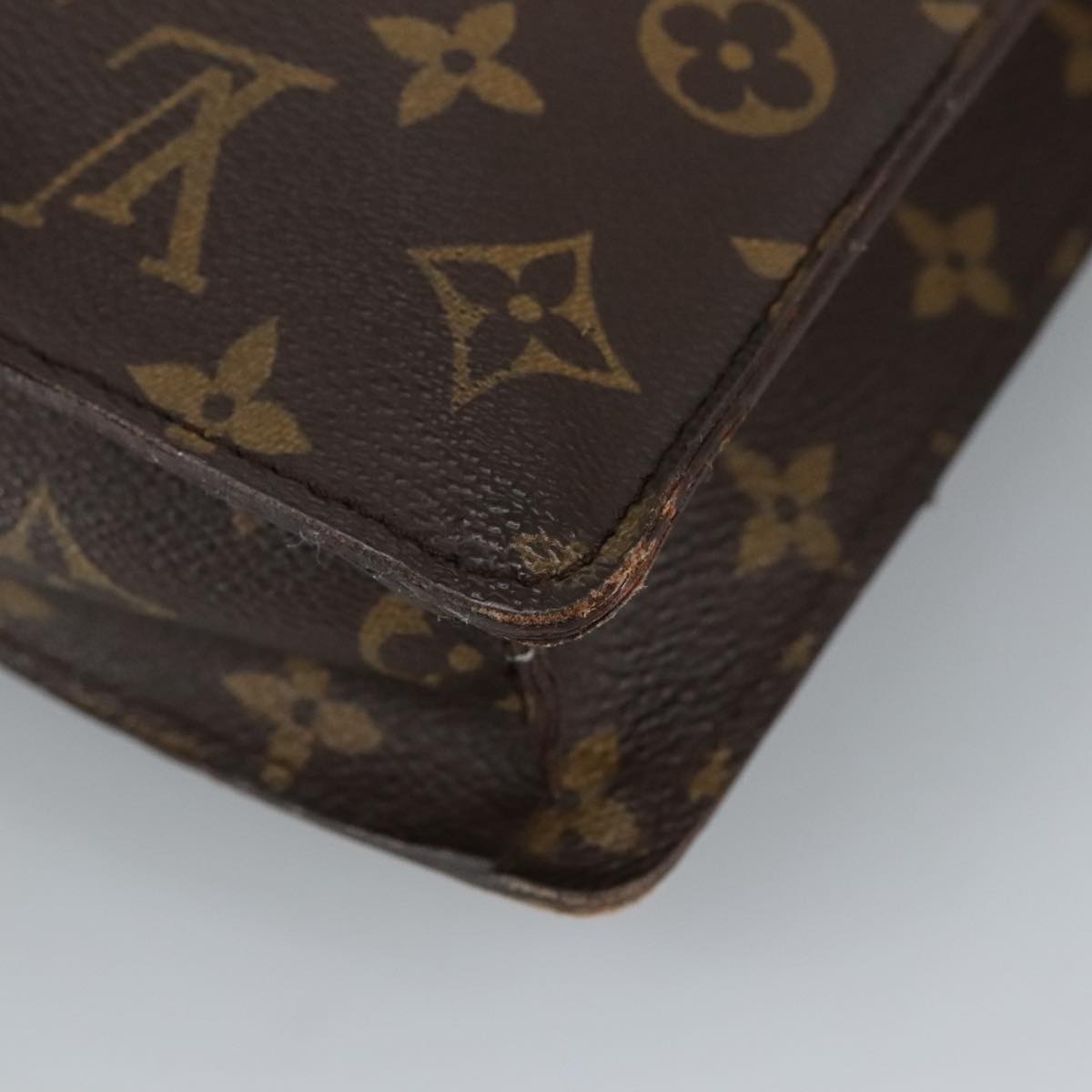 LOUIS VUITTON Monogram Porte Documents Senatur Briefcase M53335 LV Auth bs19512