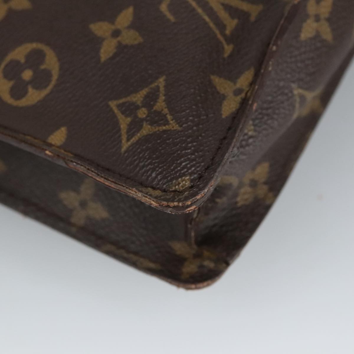 LOUIS VUITTON Monogram Porte Documents Senatur Briefcase M53335 LV Auth bs19512