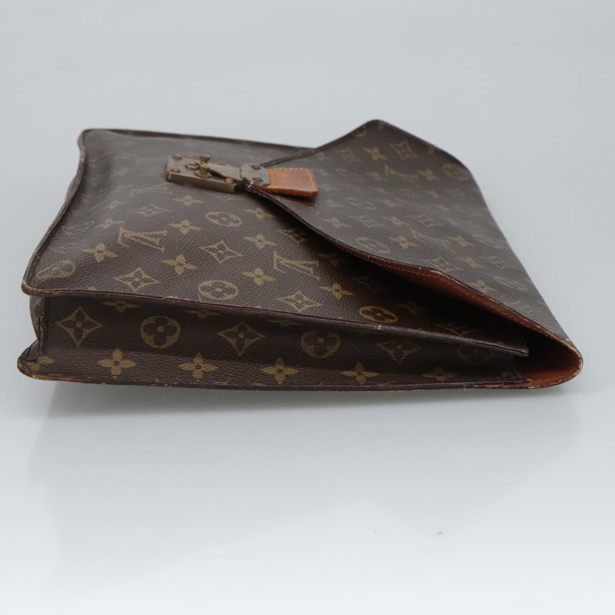 LOUIS VUITTON Monogram Porte Documents Senatur Briefcase M53335 LV Auth bs19512