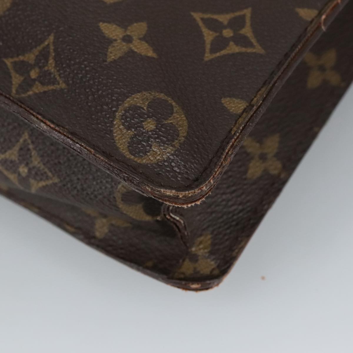 LOUIS VUITTON Monogram Porte Documents Senatur Briefcase M53335 LV Auth bs19512