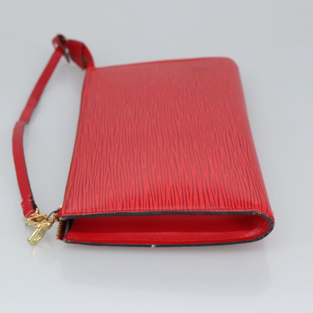 LOUIS VUITTON Epi Pochette Accessoires Accessory Pouch Red M52987 Auth bs19523