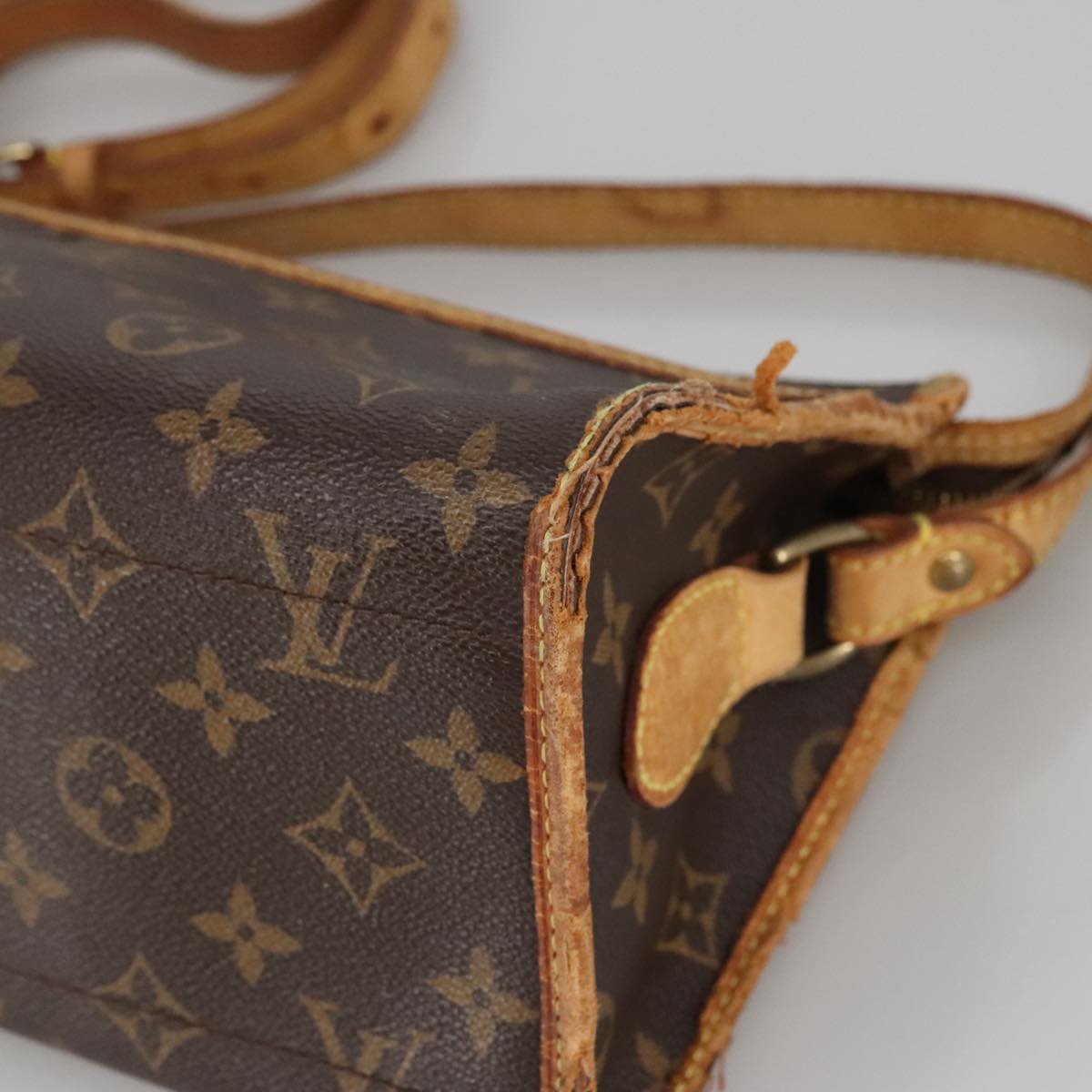 LOUIS VUITTON Monogram Popincourt Long Shoulder Bag M40008 LV Auth bs19529