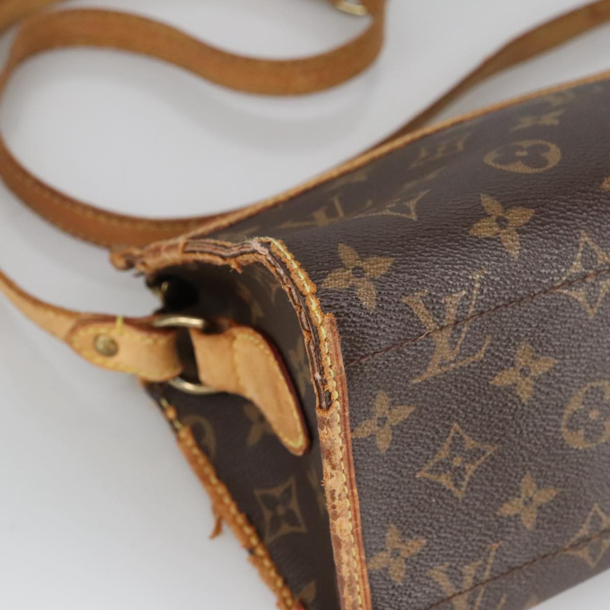 LOUIS VUITTON Monogram Popincourt Long Shoulder Bag M40008 LV Auth bs19529