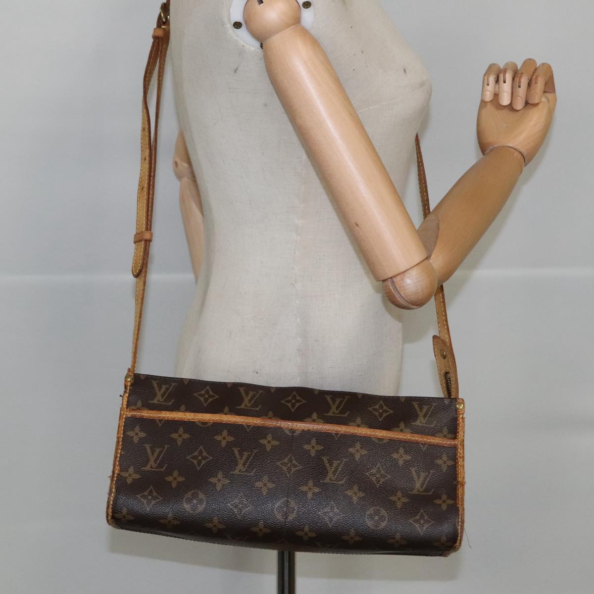 LOUIS VUITTON Monogram Popincourt Long Shoulder Bag M40008 LV Auth bs19529