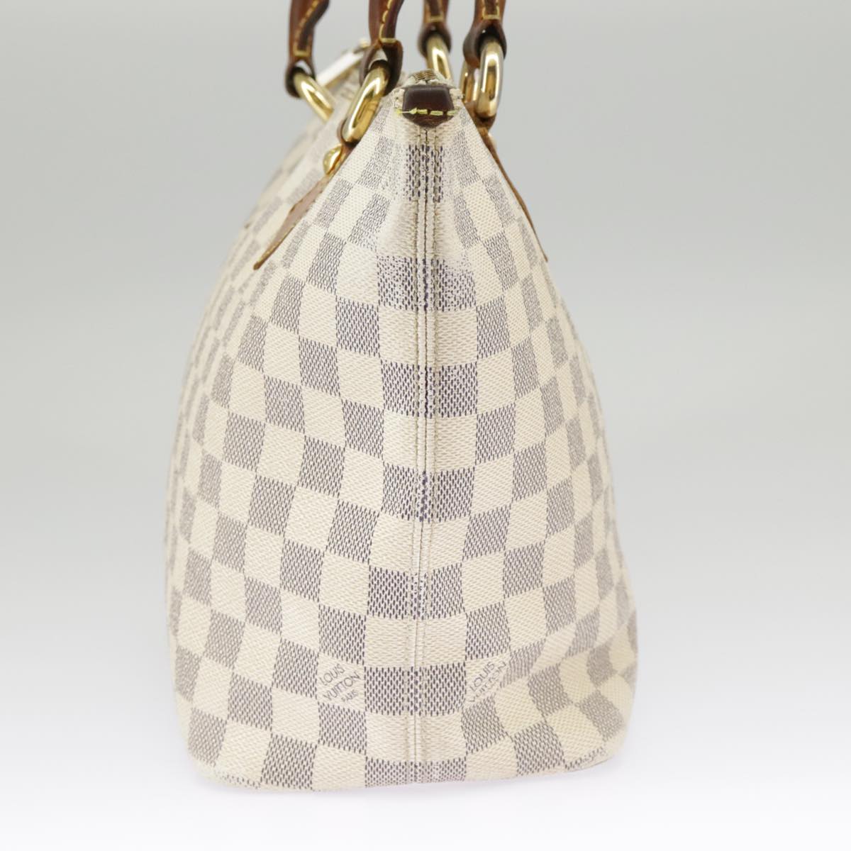 LOUIS VUITTON Damier Azur Saleya MM Tote Bag N51185 LV Auth bs19546