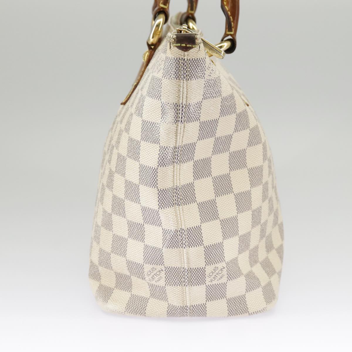 LOUIS VUITTON Damier Azur Saleya MM Tote Bag N51185 LV Auth bs19546