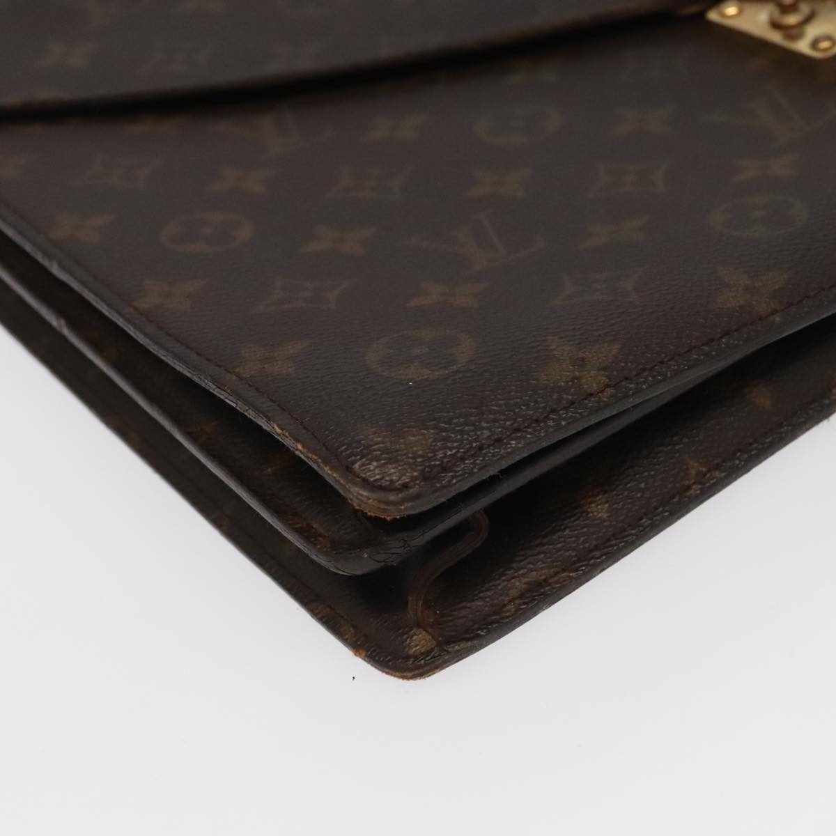 LOUIS VUITTON Monogram Serviette Conseiller Briefcase M53331 LV Auth bs19548