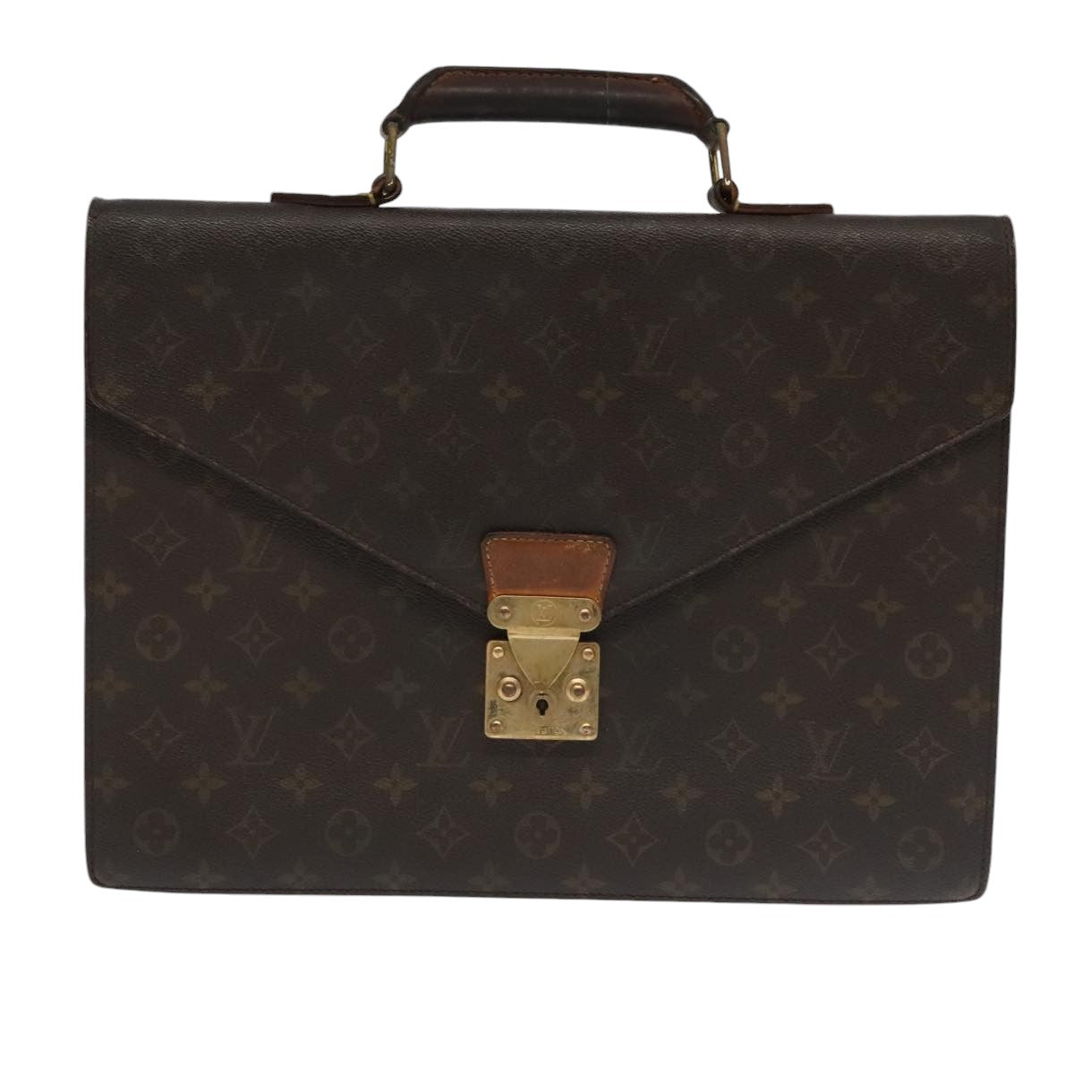 LOUIS VUITTON Monogram Serviette Conseiller Briefcase M53331 LV Auth bs19548