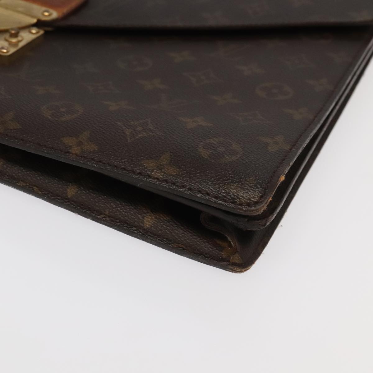 LOUIS VUITTON Monogram Serviette Conseiller Briefcase M53331 LV Auth bs19548