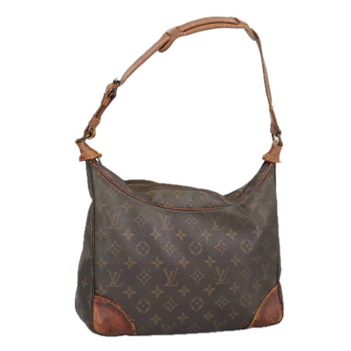 LOUIS VUITTON Monogram Boulogne 30 Shoulder Bag M51265 LV Auth bs19550