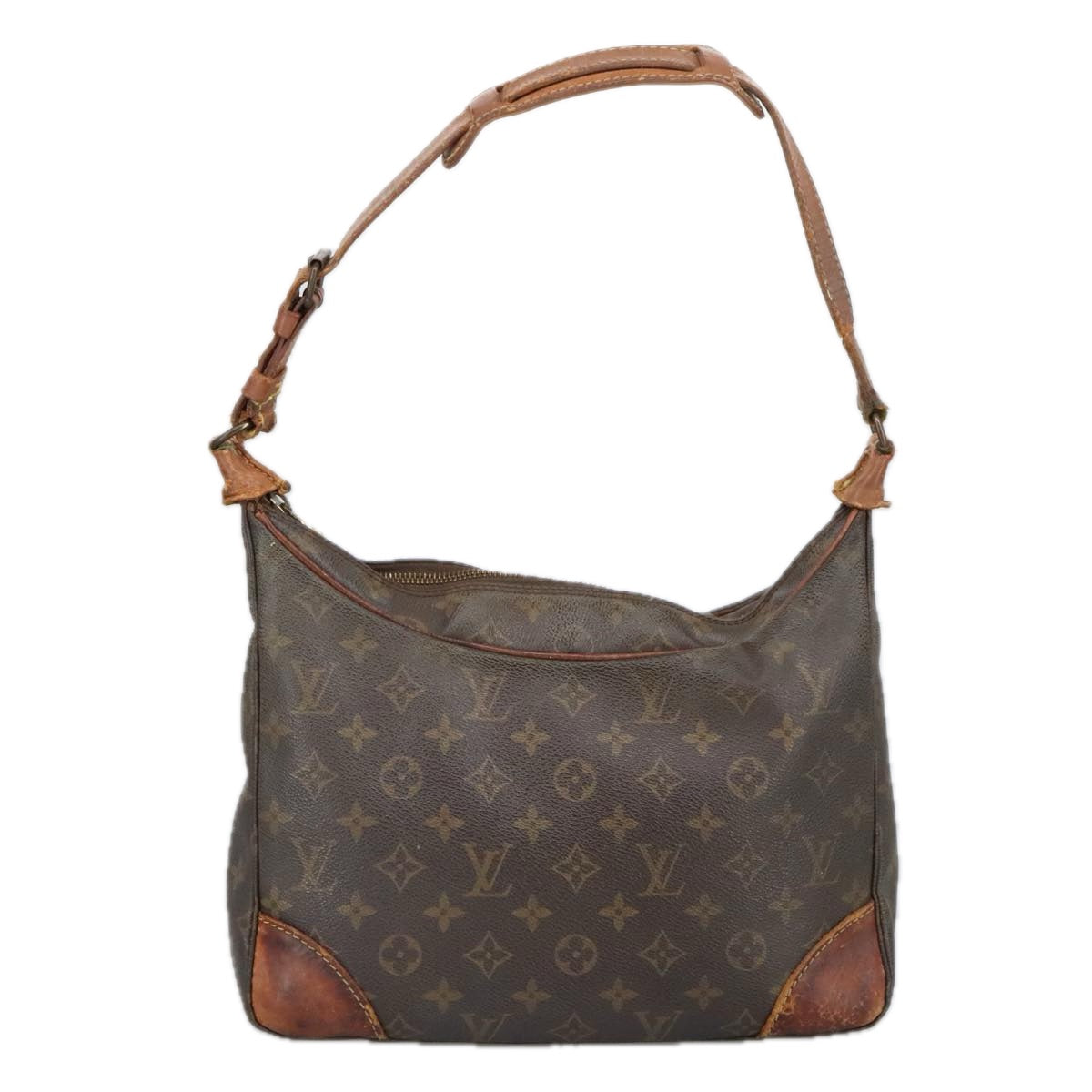 LOUIS VUITTON Monogram Boulogne 30 Shoulder Bag M51265 LV Auth bs19550