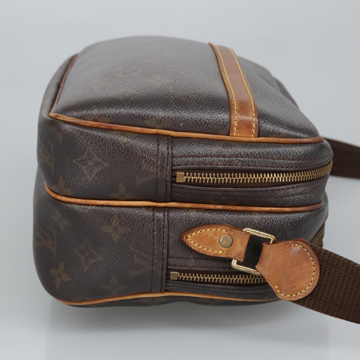 LOUIS VUITTON Monogram Reporter PM Shoulder Bag M45254 LV Auth bs19551