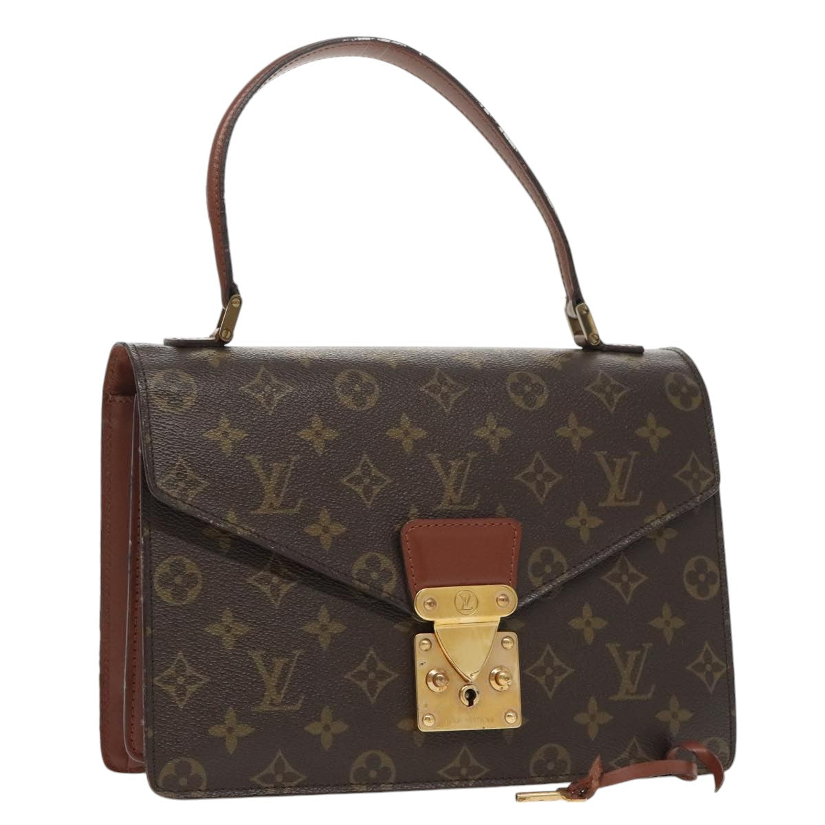 LOUIS VUITTON Monogram Concorde Hand Bag M51190 LV Auth bs19552