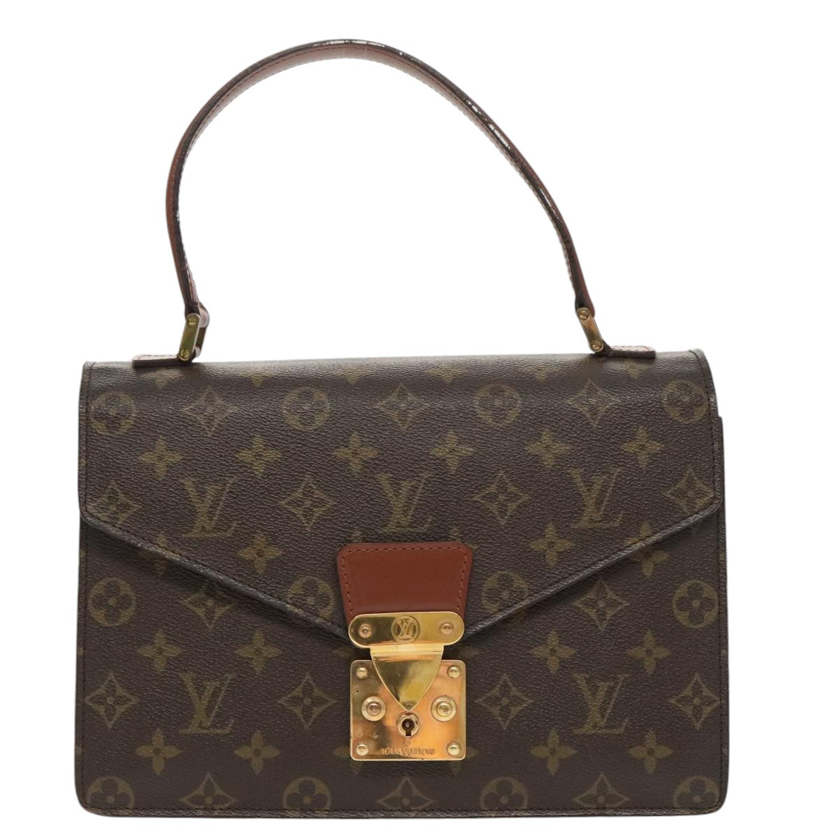 LOUIS VUITTON Monogram Concorde Hand Bag M51190 LV Auth bs19552