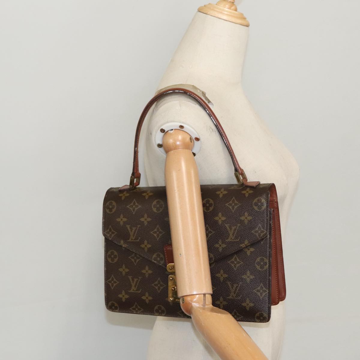 LOUIS VUITTON Monogram Concorde Hand Bag M51190 LV Auth bs19552