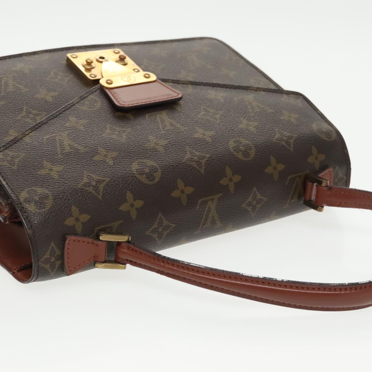 LOUIS VUITTON Monogram Concorde Hand Bag M51190 LV Auth bs19552