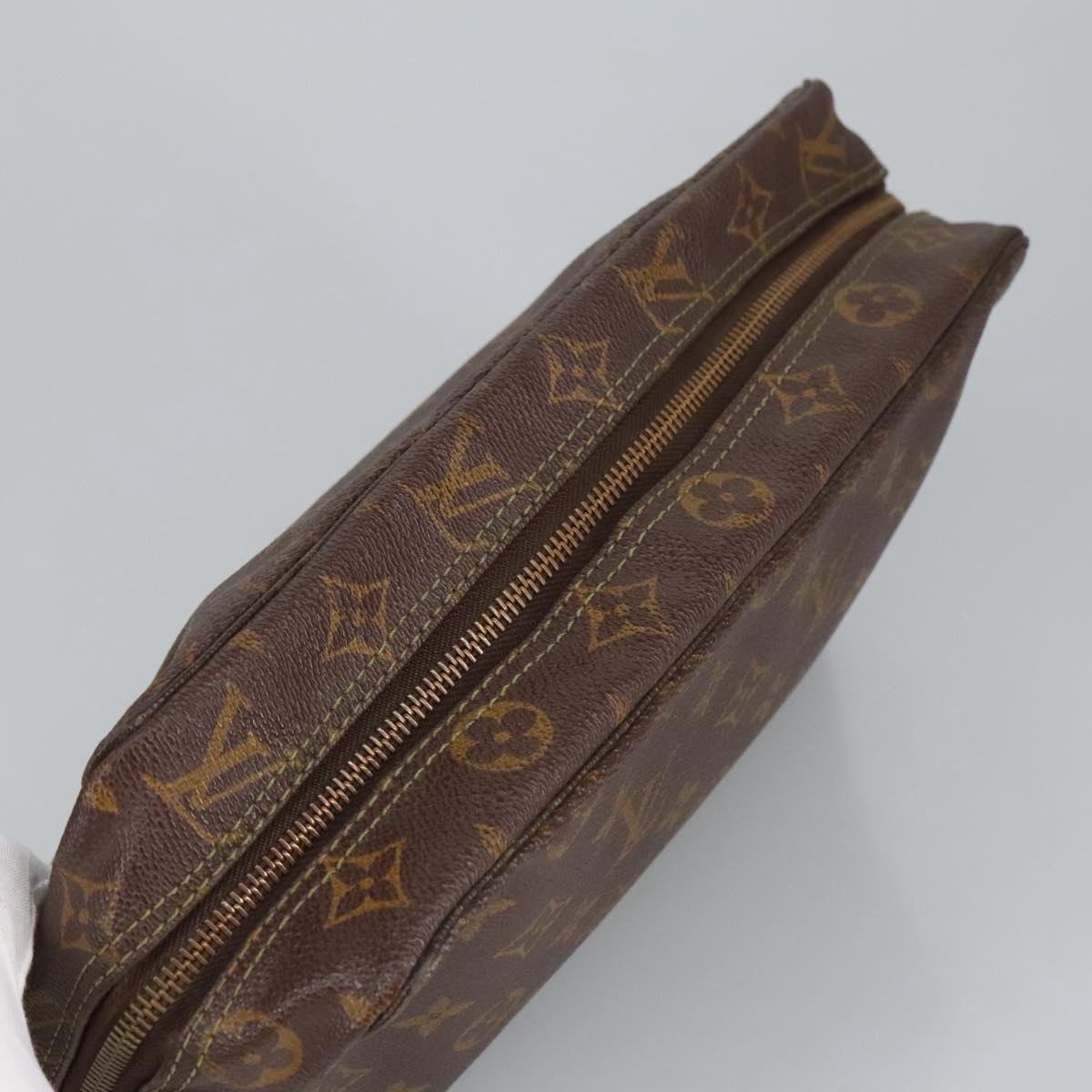 LOUIS VUITTON Monogram Trousse Toilette 28 Clutch Bag M47522 LV Auth bs19554