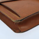 LOUIS VUITTON Epi Serie Dragonne Hand Bag Brown M52618 LV Auth bs19560-15