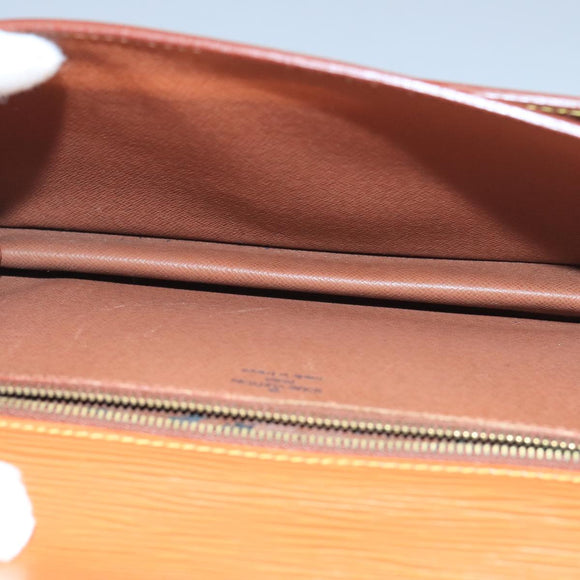 LOUIS VUITTON Epi Serie Dragonne Hand Bag Brown M52618 LV Auth bs19560