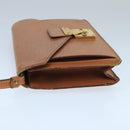 LOUIS VUITTON Epi Serie Dragonne Hand Bag Brown M52618 LV Auth bs19560-4