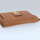LOUIS VUITTON Epi Serie Dragonne Hand Bag Brown M52618 LV Auth bs19560-6