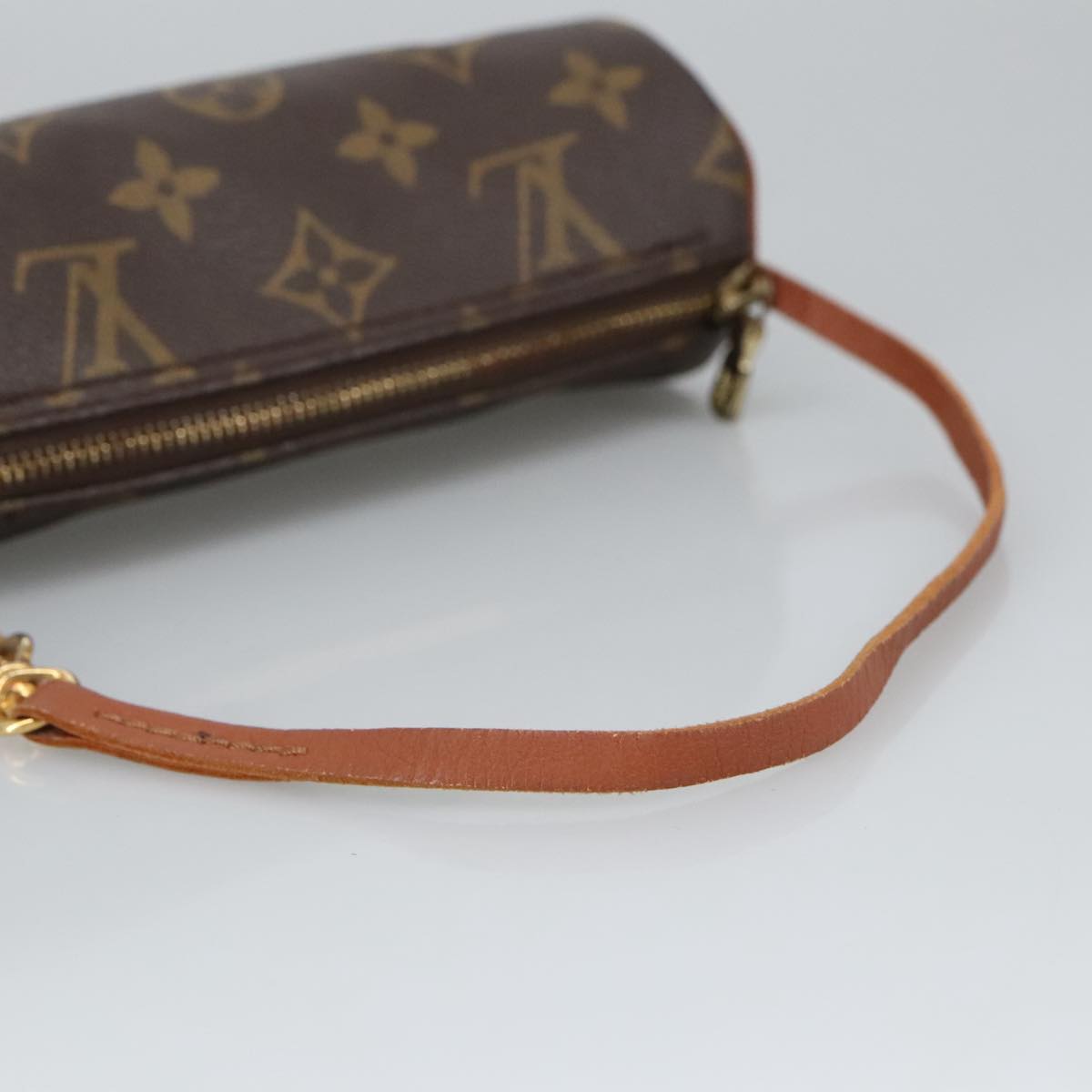 LOUIS VUITTON Monogram Papillon Pouch LV Auth bs19562