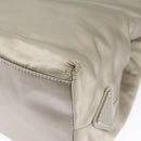 PRADA Tote Bag Satin plastic Silver Silver Auth bs19572-9