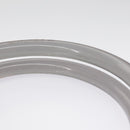 PRADA Tote Bag Satin plastic Silver Silver Auth bs19572-14