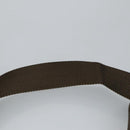 PRADA Shoulder Bag Nylon Khaki Brown Silver Auth bs19573-8