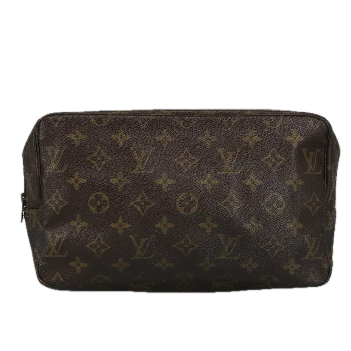 LOUIS VUITTON Monogram Trousse Toilette 28 Clutch Bag M47522 LV Auth bs19588