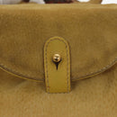 GUCCI Bamboo Backpack Suede Leather Yellow Gold 003 2058 0030 Auth bs19589-23