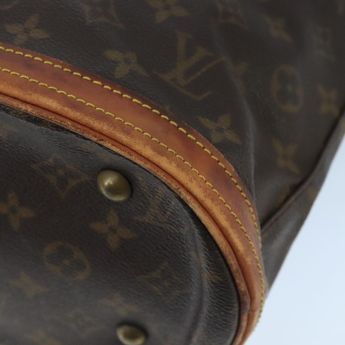 LOUIS VUITTON Monogram Bucket PM Shoulder Bag M42238 LV Auth bs19593