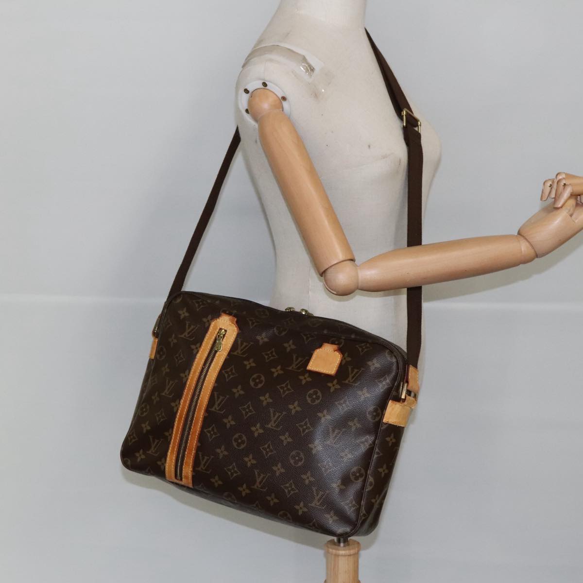 LOUIS VUITTON Monogram Sac Bosphore Hand Bag M40043 LV Auth bs19594