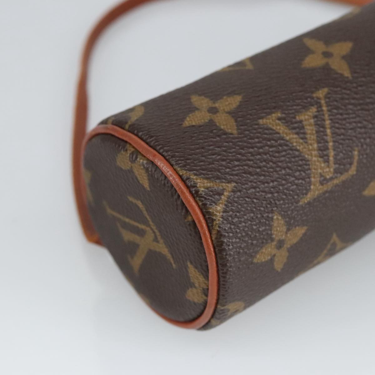 LOUIS VUITTON Monogram Papillon Pouch LV Auth bs19603