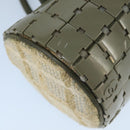 CHANEL Hand Bag plastic Khaki CC Auth bs19614-13