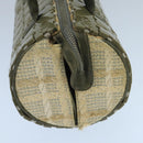 CHANEL Hand Bag plastic Khaki CC Auth bs19614-4