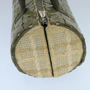 CHANEL Hand Bag plastic Khaki CC Auth bs19614-5