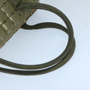 CHANEL Hand Bag plastic Khaki CC Auth bs19614-7