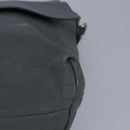 CELINE Shoulder Bag Leather Gray Auth bs19628-14