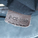 CELINE Shoulder Bag Leather Gray Auth bs19628-12